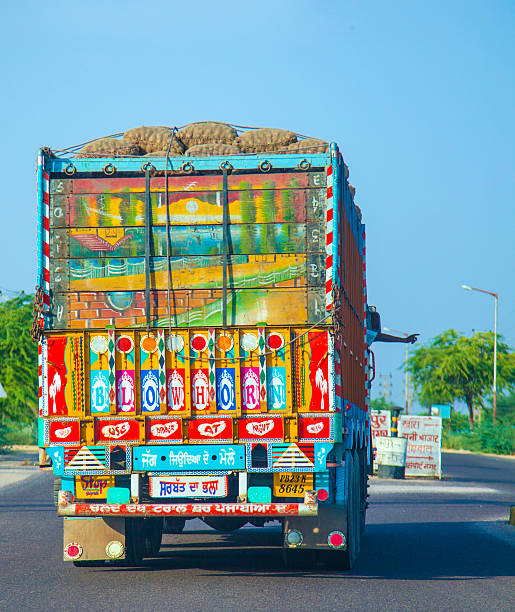 Decorated Indian truck